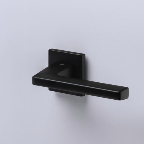 Klamka VDS KDA SNAP FIT czarna – kwadratowa rozeta R67F 6 mm