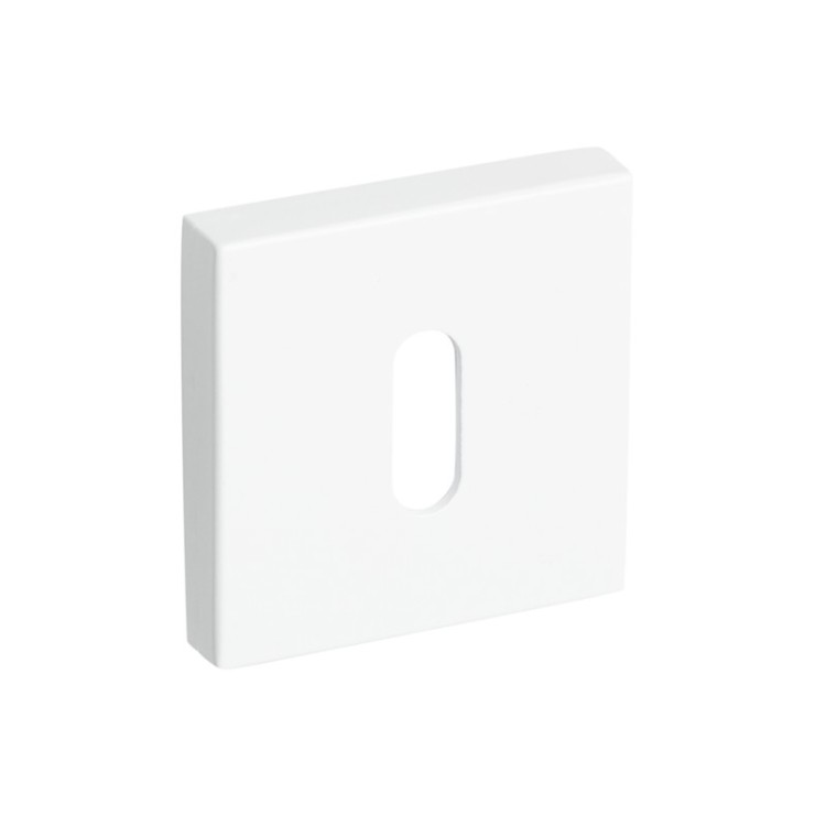 Rozeta kwadratowa R67 biała na klucz