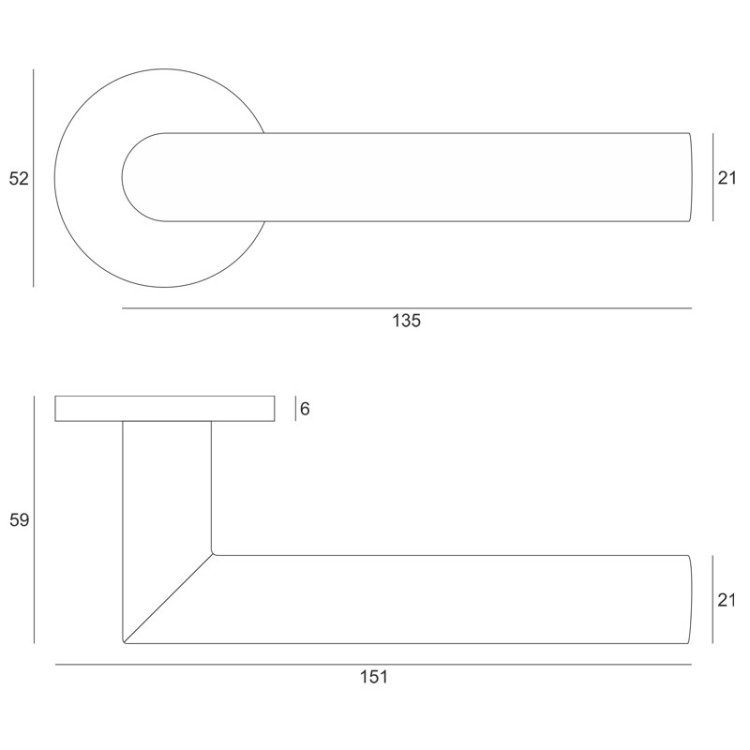 KD Vinci Fit – Rozeta okrągła R68F, złoty PVD