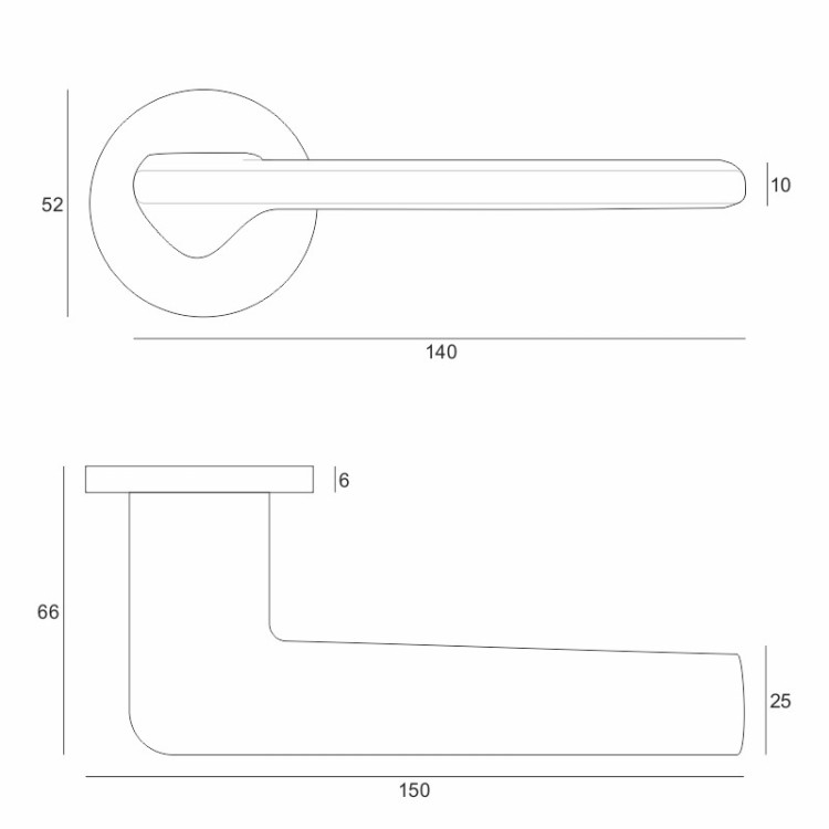 Klamka Andrea Fit złoty-satyna