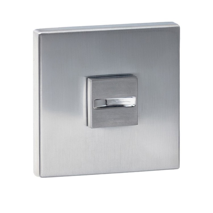 Rozeta R67F Slim chrom-satyna WC