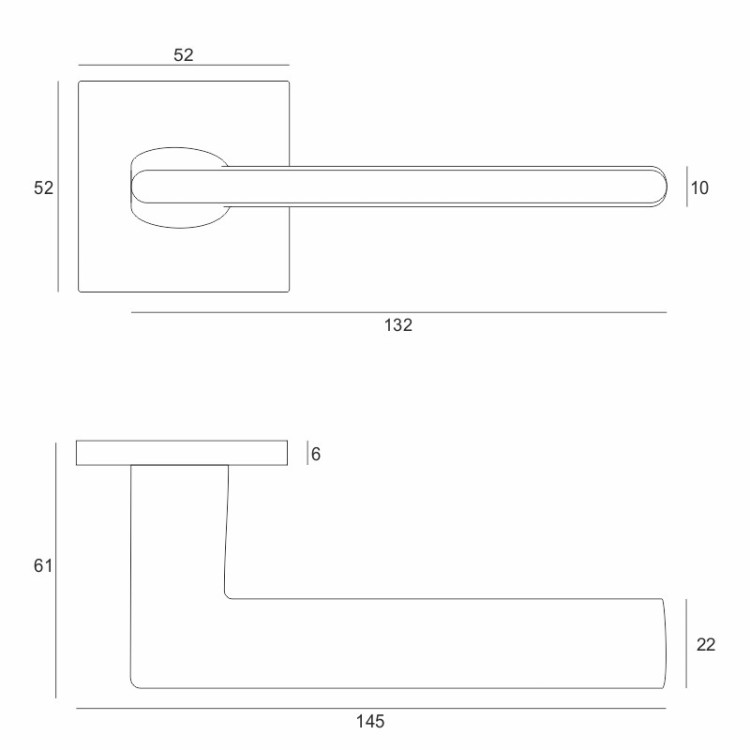 Klamka Cruz Fit antracyt