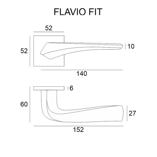 Klamka Heavy Fit antracyt