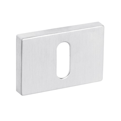 Rozeta R76F chrom szczotkowany klucz