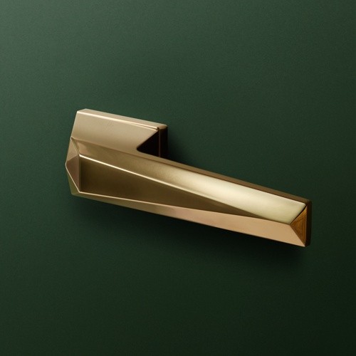 Klamka Veris R76F złoty PVD