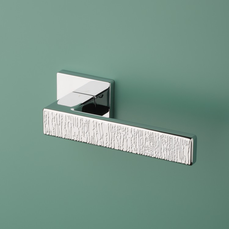 Klamka APRILE AMARYLIA ROZETA Q SLIM 7MM LC - chrom polerowany