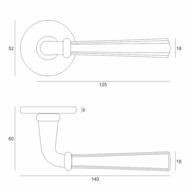 Klamka Cascada Fit chrom-Klasa 4, co oznacza, że klamka może być montowana w miejscach użyteczności publicznej, takich jak szkoły, sądy czy biurowce