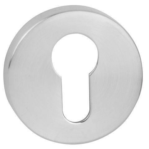 Rozeta okrągła R68 chrom-satyna na wkładkę