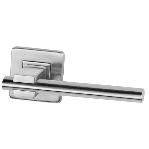 Klamka Ovalix Q Stal Nierdzewna VDS | Kwadratowa Rozeta 8 mm | Premium
