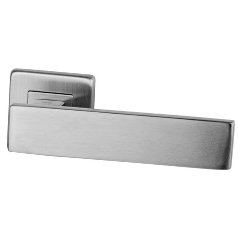 Klamka Qlard Stal Nierdzewna VDS | Kwadratowa Rozeta 8 mm | Premium