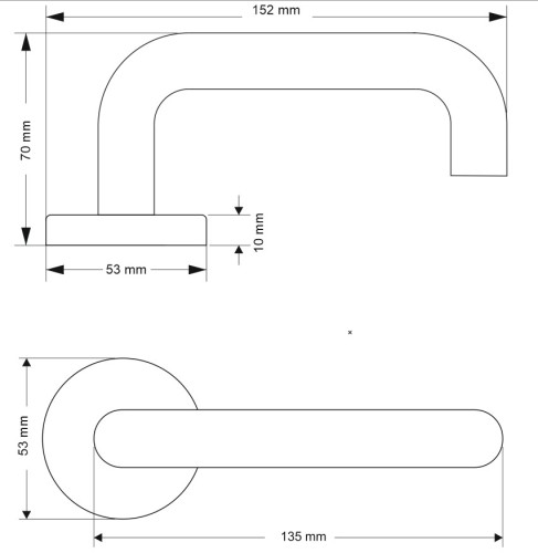 Klamka Olarix stal nierdzewna-Klasa 4