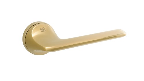 Klamka DIEGO rozeta okrągła mosiądz PVD BLITZ