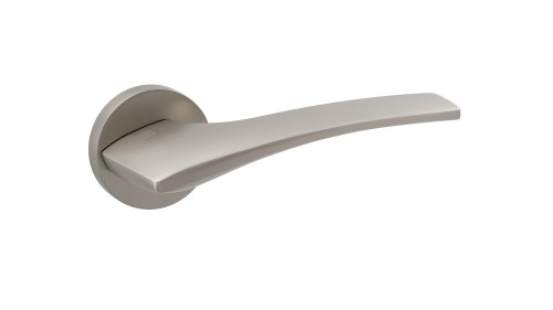 Klamka EMMA rozeta okrągła nikiel mat BLITZ