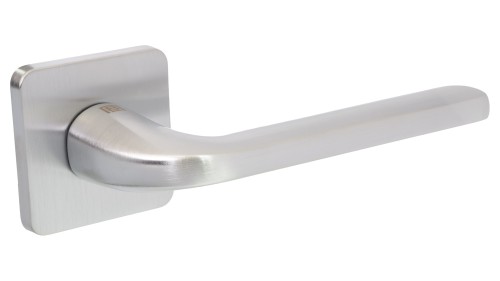 Klamka AURETTA SLIM rozeta kwadrat chrom mat BLITZ