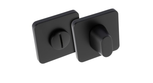 Szyld Z SLIM kwadratowy WC czarny BLITZ