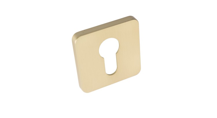 Szyld Z SLIM kwadratowy wkład satyna mosiądz BLITZ