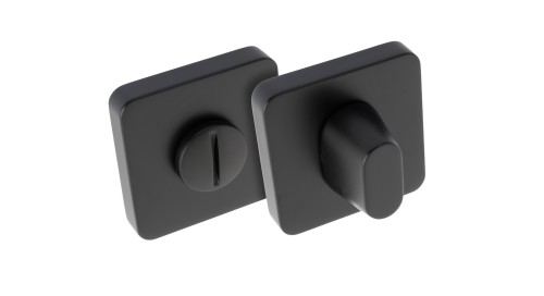 Szyld K kwadratowy WC czarny BLITZ