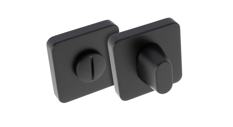 Szyld K kwadratowy WC czarny BLITZ