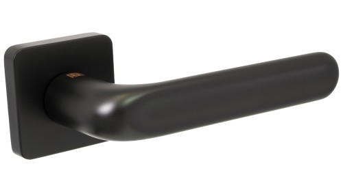 Klamka NUVILO rozeta kwadrat czarny BLITZ