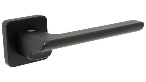 Klamka STIVEN rozeta kwadrat czarny BLITZ