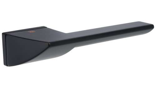 Klamka REVA SLIM rozeta prostokątna czarny BLITZ