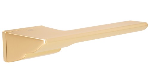 Klamka WOLF SLIM rozeta prostokątna satyna mosiądz BLITZ