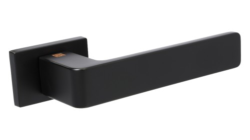 Klamka ZARA SLIM rozeta prostokątna czarny BLITZ