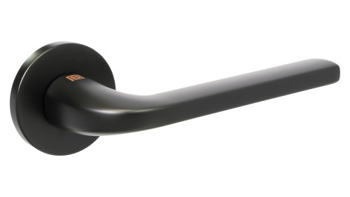 Klamka AURETTA SLIM rozeta okrągła czarny BLITZ