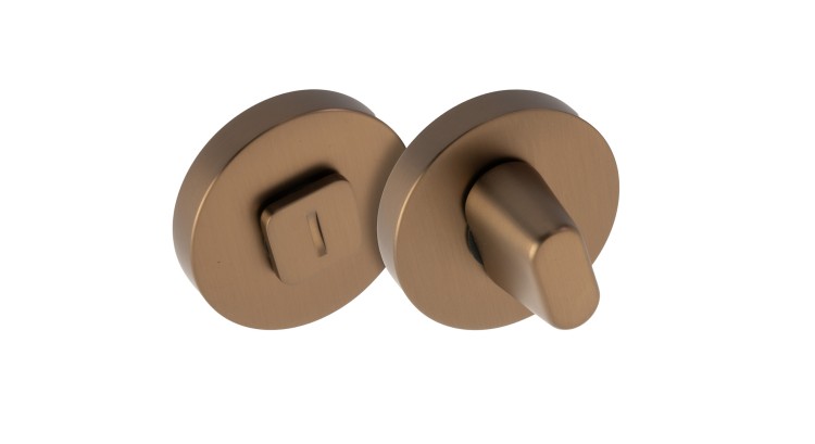 Szyld N okrągły WC satyna brąz BLITZ