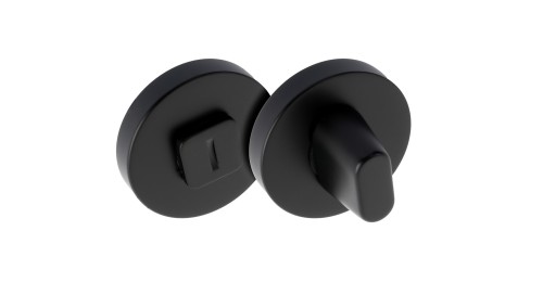 Szyld N okrągły WC czarny BLITZ