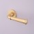 Klamka STILE IBRA ROZETA R SLIM 7MM GOLD SATIN - złoty matowy
