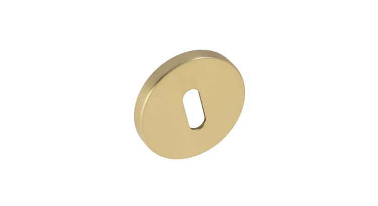 Szyld F SLIM okrągły klucz satyna mosiądz BLITZ