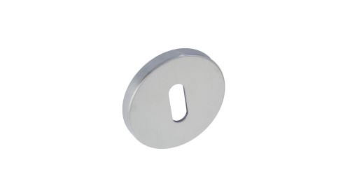 Szyld F SLIM okrągły klucz chrom mat BLITZ