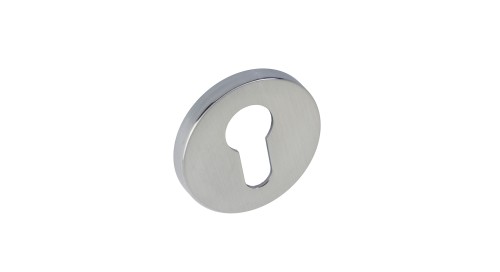 Szyld F SLIM okrągły wkład chrom mat BLITZ