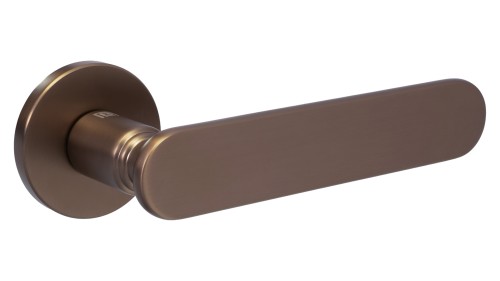 Klamka HIPPER SLIM rozeta okrągła satyna brąz BLITZ