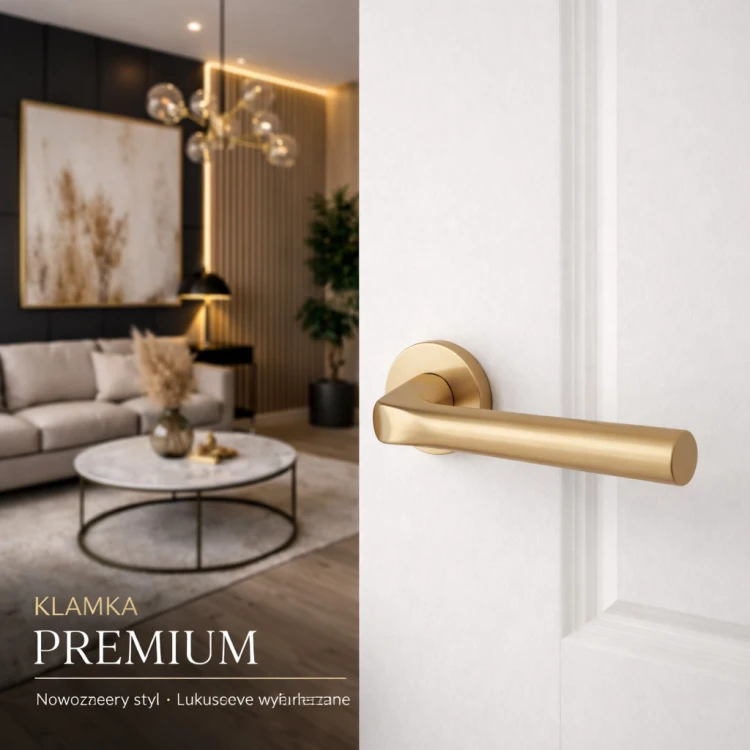 Klamka Tactus Fit złoty satyna VDS