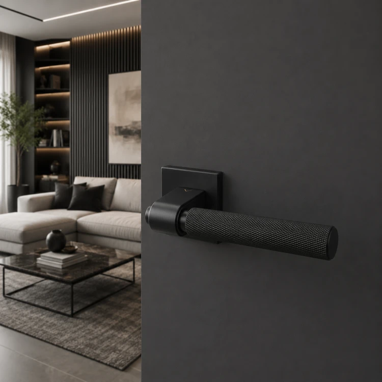 Klamka Granada Fit Czarny BDR VDS – Klamka Premium Klasy 4 do Drzwi Wewnętrznych | Nowoczesny Design i Najwyższa Wytrzymałość