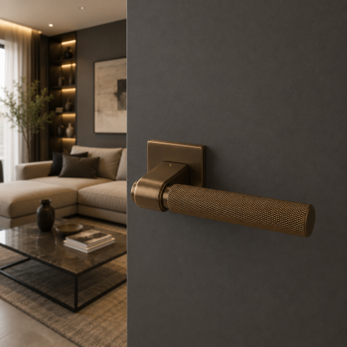 Klamka Granada Fit Brąz VDS – Designerska Klamka Premium Klasy 4 do Drzwi Wewnętrznych | Wytrzymałość, Styl i Elegancja