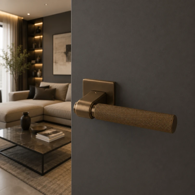 Klamka Granada Fit Brąz VDS – Designerska Klamka Premium Klasy 4 do Drzwi Wewnętrznych | Wytrzymałość, Styl i Elegancja