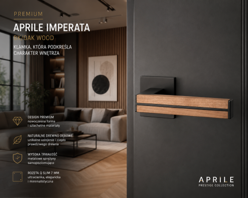 Designerska klamka premium do nowoczesnych i eleganckich wnętrz