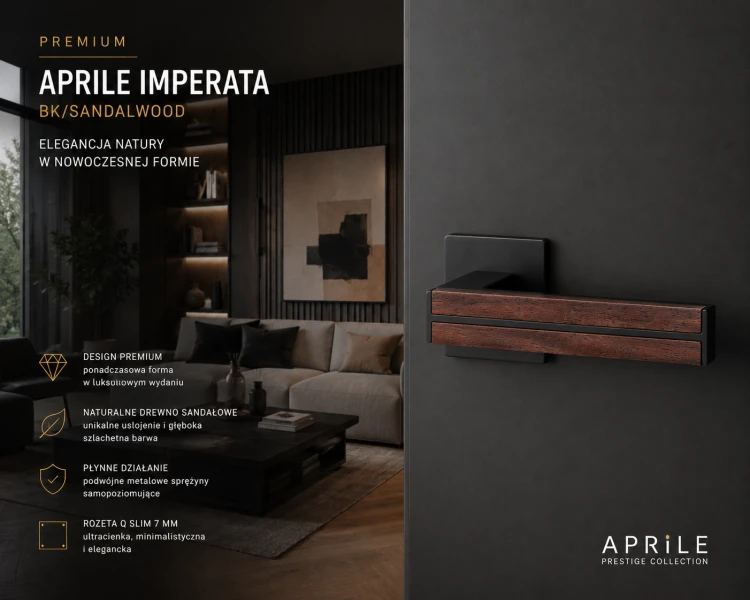 Ekskluzywna klamka premium inspirowana naturą i nowoczesnym designem