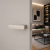 Klamka STILE EHIME RTH MSN LOCKING SYSTEM – nikiel | Designerska klamka z funkcją blokady do nowoczesnych wnętrz