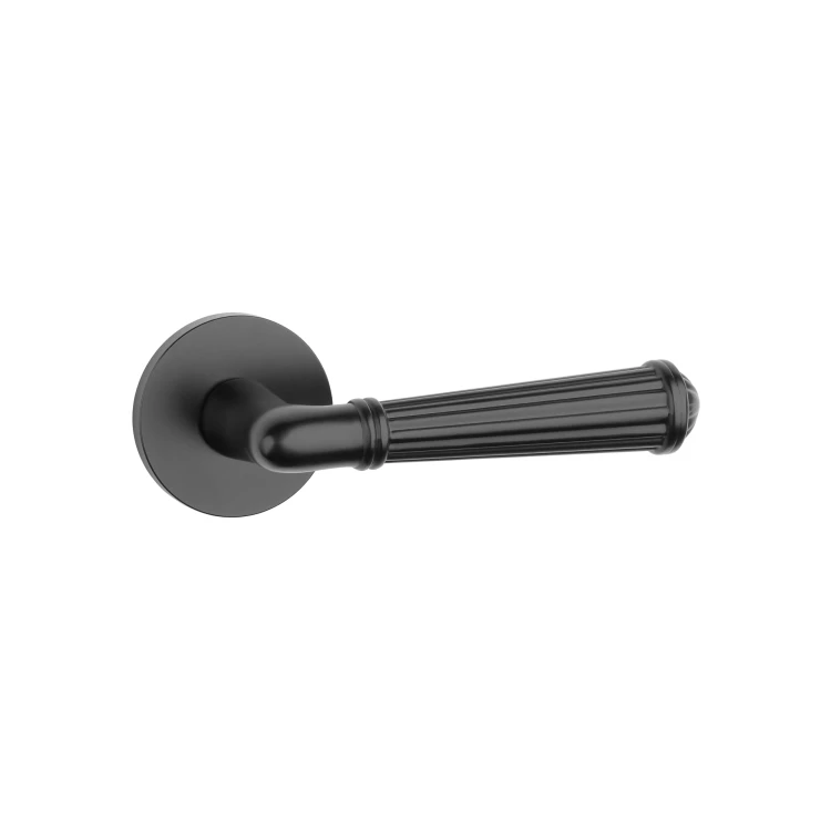 Klamka STILE ARIDA R SLIM 7 mm BLACK – czarna klamka premium do nowoczesnych wnętrz