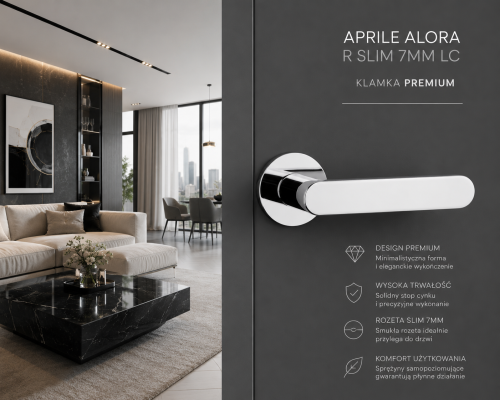 APRILE ALORA LC – ponadczasowa elegancja chromu polerowanego