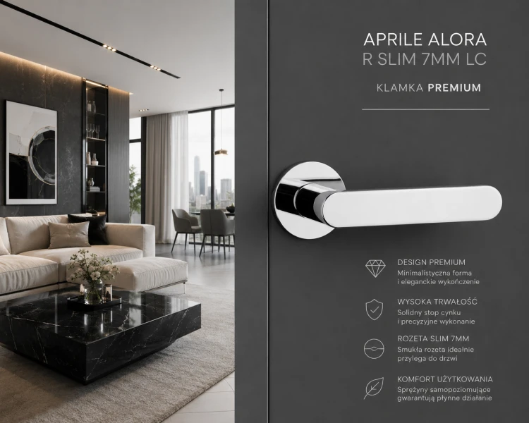 APRILE ALORA LC – ponadczasowa elegancja chromu polerowanego