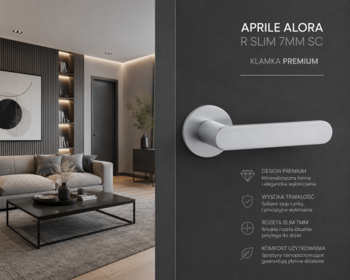 APRILE ALORA SC – elegancja chromu satynowego w nowoczesnym wydaniu