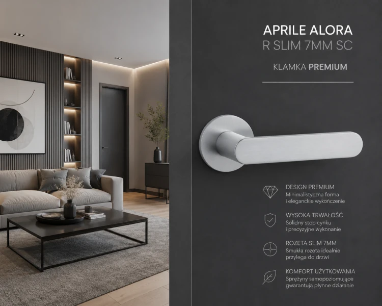 APRILE ALORA SC – elegancja chromu satynowego w nowoczesnym wydaniu