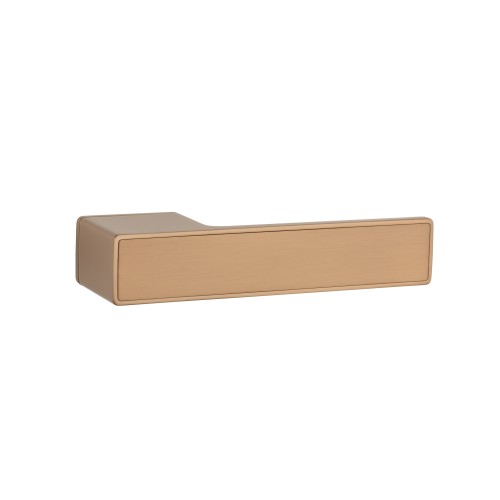 Klamka STILE EHIME RTH Light Brown Locking System – jasny brąz | Designerska klamka z blokadą do nowoczesnych drzwi