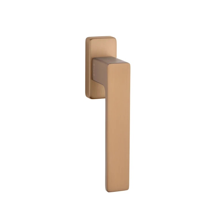 Klamka okienna STILE HIRA Q LIGHT BROWN | Jasny Brązowy | Premium