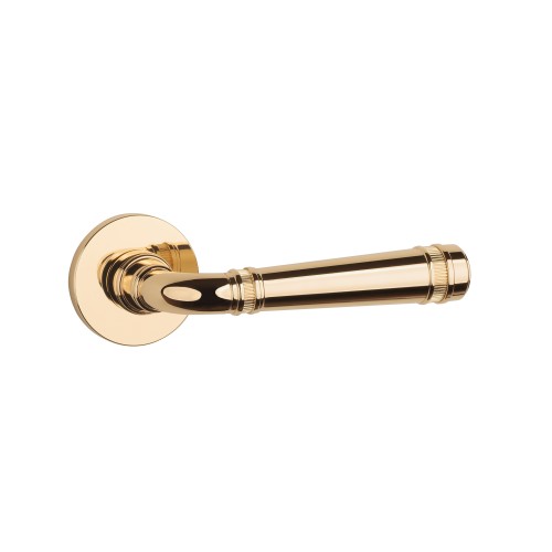 Klamka APRILE BERULA R SLIM 7 mm LG – złoty polerowany